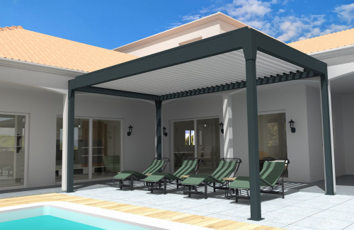 Pérgola bioclimatica Marina Autoportante  - 1