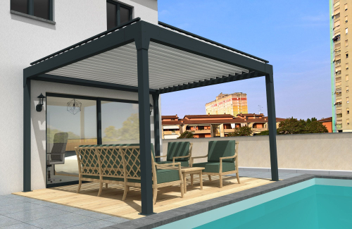 Pérgola bioclimatica Mareal Autoportante  - 1