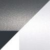 Lamas: Blanco RAL9010 brillante /  Armazón: Gris Antracita RAL7016 estructurado